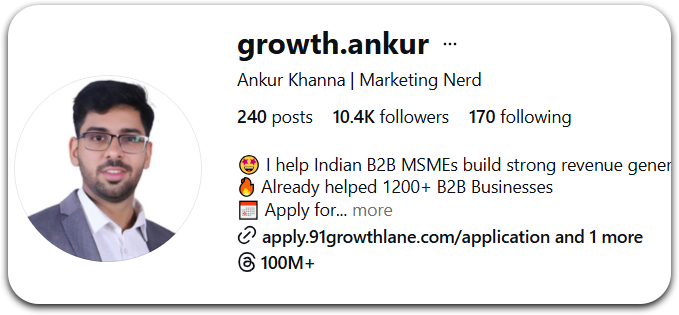 Ankur Khanna growth